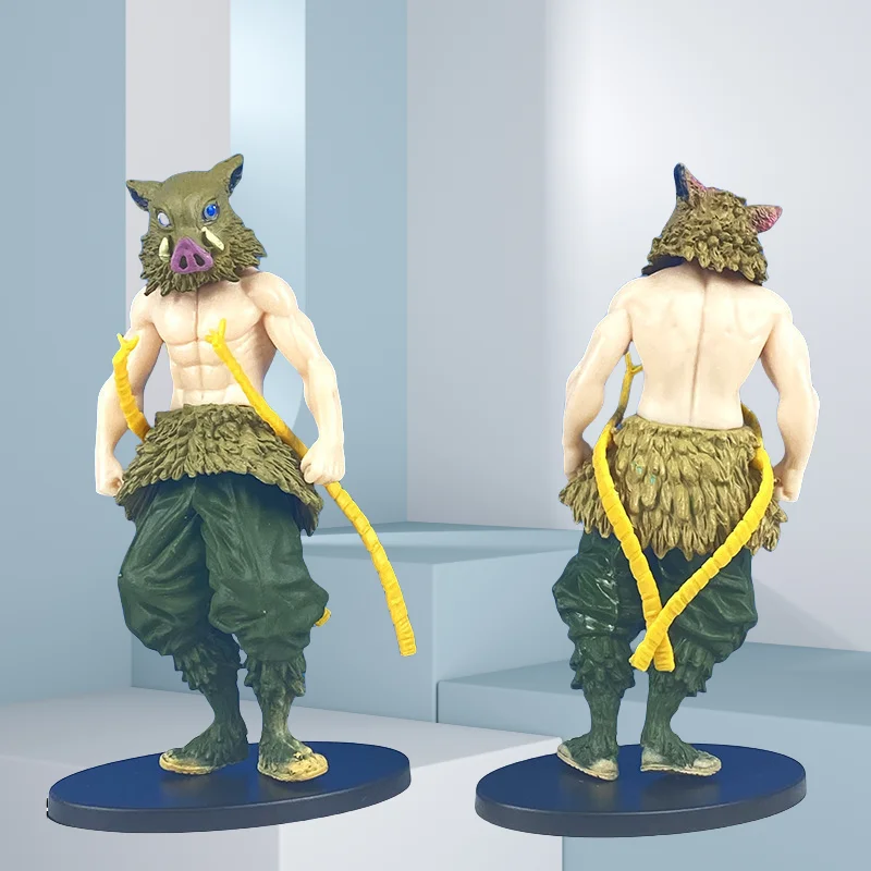 Anime demon slayer kimetsu no yaiba figura kamado tanjirou figura de ação agatsuma zenitsu nezuko guerreiro pvc modelo brinquedos