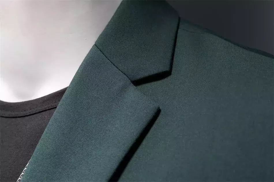 Blazer Casual de Negócios Masculino, Jaqueta Monocromática, Casacos Oversize, Smoking Masculino, Roupas de Marca, Roupas de Trabalho, Plus Size M-6XL