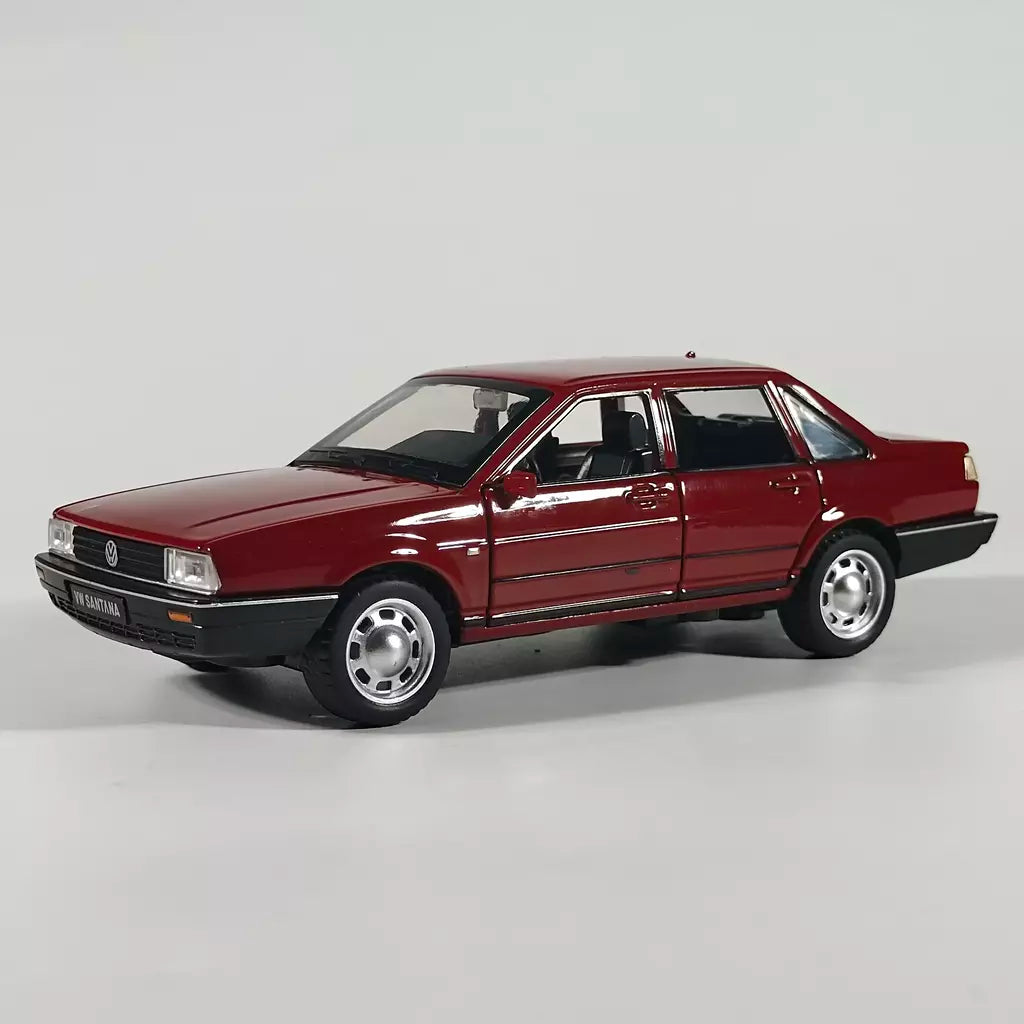 1:32 volkswagen santana liga de metal modelo fundido carro som & luz puxar para trás alta simulação carro de brinquedo das crianças presentes aniversário