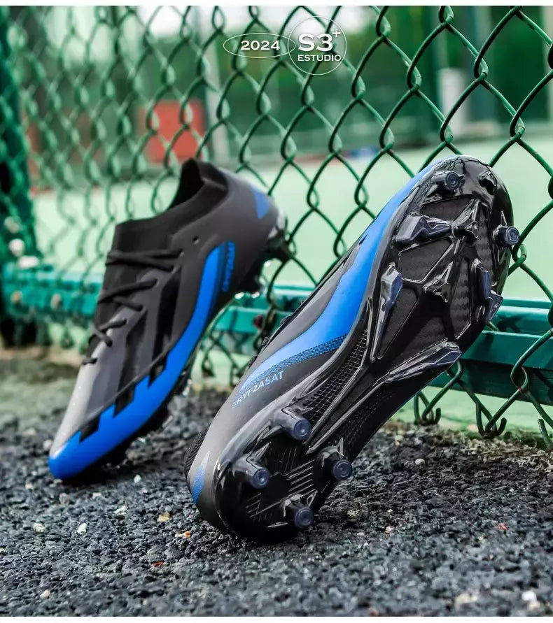 Tênis de treinamento interno profissional para homens, sapatos de futebol originais, botas de campo, ao ar livre, grampos sociais, rápidos