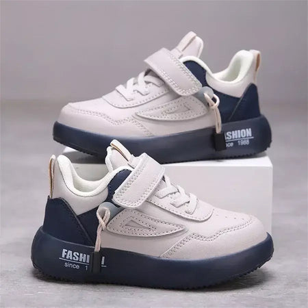 Tenis tênis crianças primavera/outono novos meninos meninas sapatos esportivos casuais sapatos de couro sola macia crianças pequenos sapatos brancos
