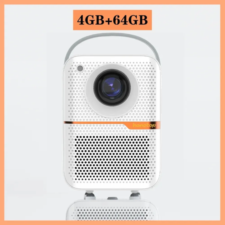 HONGTOP Android Inteligente Mini Projetor 300ANSI Lumen Projetor Portátil 4K com WIFI Bluetooth 1080P Home Movie Theater Beamer