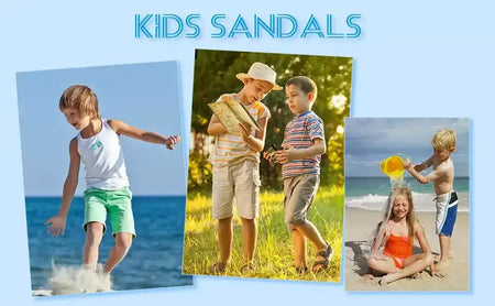 Sandálias esportivas para meninos e meninas, sandálias de verão para crianças, bico fechado, sapatos atléticos de água, sandálias para piscina e praia