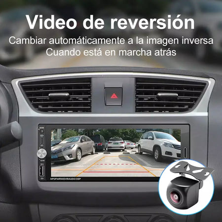 Lehx 6.9 Polegada 1din universal mp5 rádio do carro suporte sem fio carplay android auto aux ips tela de toque reprodutor vídeo multimídia