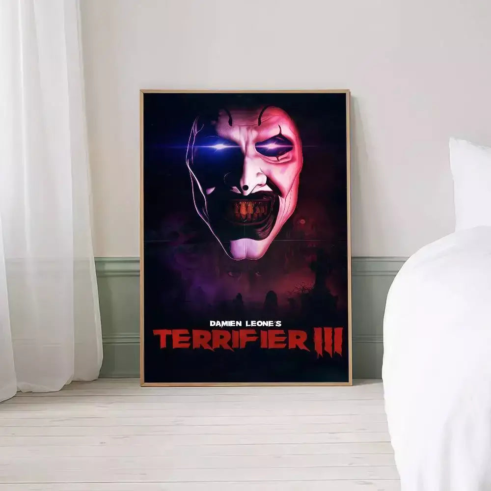 Halloween terror terror filme anime cartazes pegajosos whitepaper imprime cartazes arte kawaii decoração do quarto