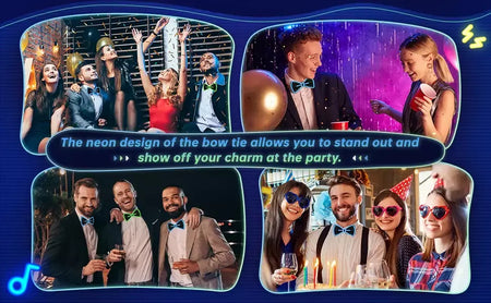 Suspensórios de led iluminados masculinos, gravata borboleta unissex, calças elásticas ajustáveis, suspensório iluminado com led para festival de música, festa de fantasia
