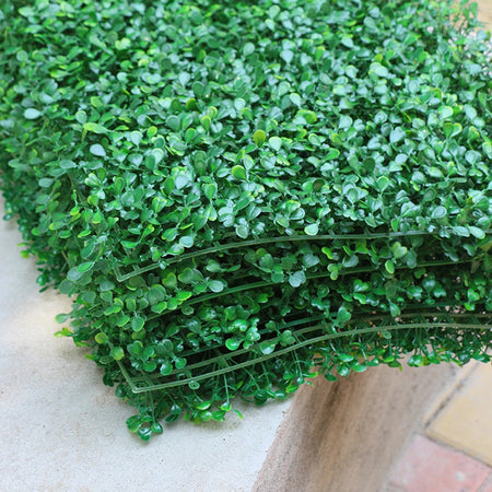 40x60cm paredes de plantas artificiais folhagem hedge grama esteira painéis de vegetação cerca decoração de casa plantas falsas jardim gramado simulado