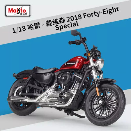 Maisto 1:18 harley davidson sportster ferro 883 liga clássico modelo da motocicleta diecast metal motocicleta modelo crianças brinquedos presente