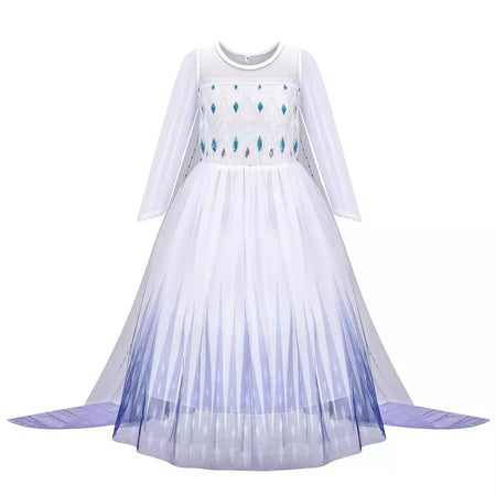 Elsa anna vestidos de princesa meninas malha lantejoulas vestido crianças cosplay neve rainha trajes halloween carnaval festa aniversário vestidos