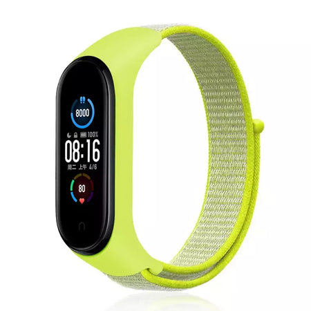 Correia de nylon para Xiaomi Mi Band, pulseira esportiva confortável, pulseira para Mi Band 7, 6, 5, 4, 3