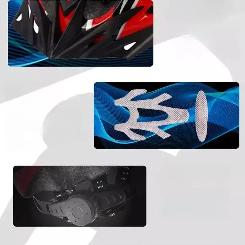 Novo capacete de ciclismo forro confortável leve oco das mulheres dos homens ajustável equitação segurança cabeça proteção bicicleta mtb capacete