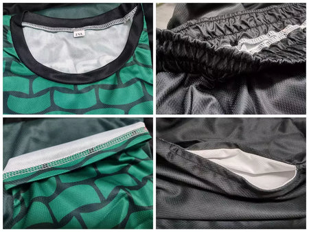 Conjunto de camiseta e shorts casuais masculinos, tops de praia estampados em 3D, moda streetwear, roupas esportivas, estilo havaiano, novo, 2 peças