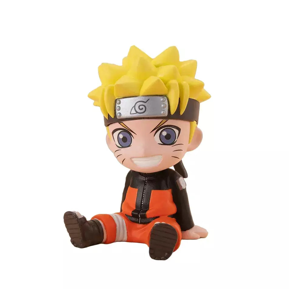 Novo 8 pçs/set Anime Figura Naruto Shippuden Hinata Sasuke Itachi Kakashi Gaara Figura de Ação Q Versão Figuras de PVC Brinquedos Presente