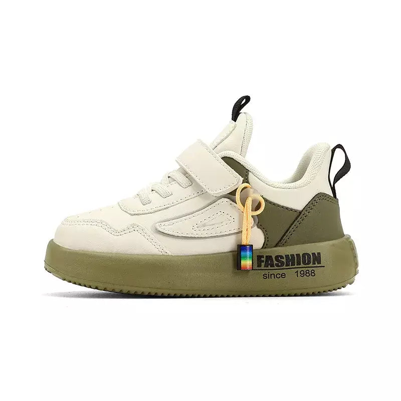 Meninos tenis tênis crianças sapatos moda de luxo couro crianças casual tênis plataforma sapatos esportivos para menino 4 a 12 anos