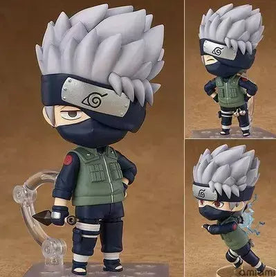 Naruto Action Figure Anime para Adultos, Uchiha Itachi, Kakashi Cartoon Toys, Ornamento Colecionável Itachi Akatsuki, Presente, 11cm, 3 peças por conjunto