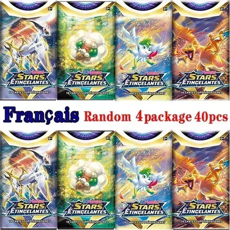 Novo 36/40 pçs caixa pokemon cartão escarlate & violeta evoluções prismáticas inglês impulsionador batalha carte negociação cartões de coleção presentes