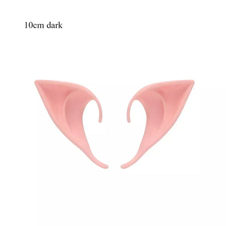 Orelhas de elfo de anjo misterioso, orelhas de látex para cosplay de fadas, acessórios de fantasia, decoração de halloween, adereços fotográficos, brinquedos para adultos e crianças