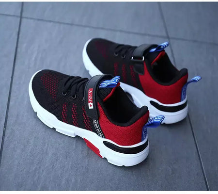 Crianças sapatos antiderrapantes respirável malha sapatos da criança conforto tênis de corrida marca meninas meninos sapatos casuais crianças moda tênis