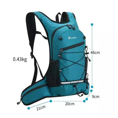 Caminhadas mochila impermeável poliéster resistente ao desgaste das mulheres dos homens trekking mochila em camadas saco de armazenamento esporte para exercício fitness