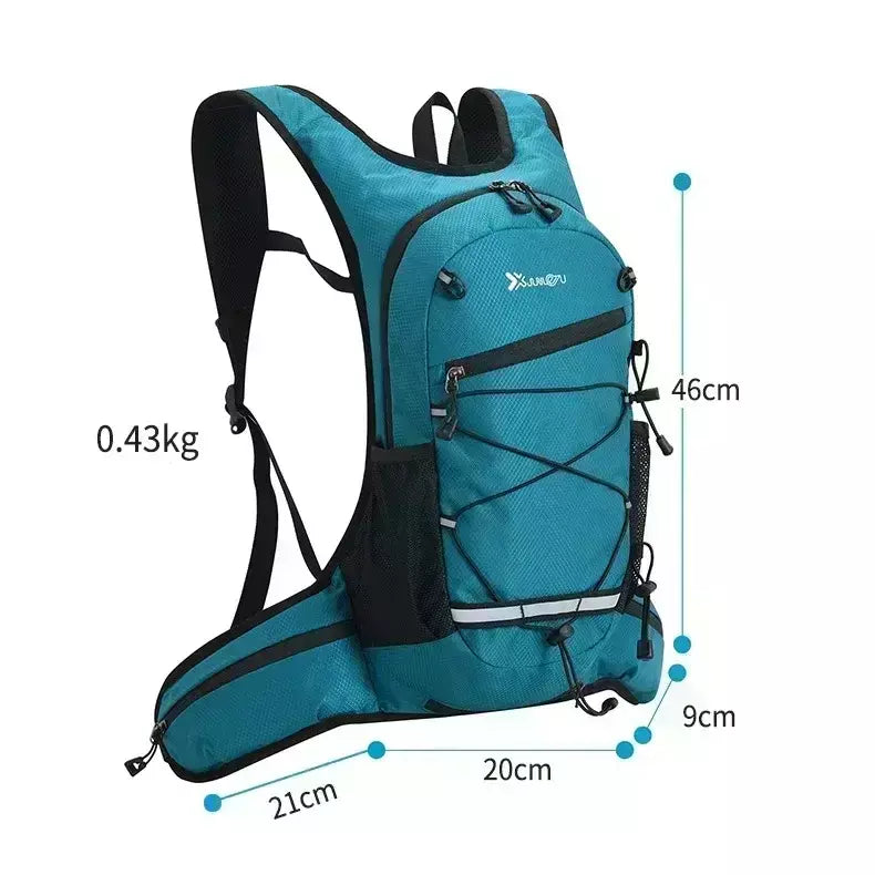 Caminhadas mochila impermeável poliéster resistente ao desgaste das mulheres dos homens trekking mochila em camadas saco de armazenamento esporte para exercício fitness