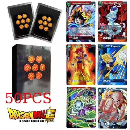 Cartão brilhante Dragon Ball Super Saiyan Goku 2025 - Série de autógrafos assinados Son Goku, cartão comercial colecionável clássico para adultos