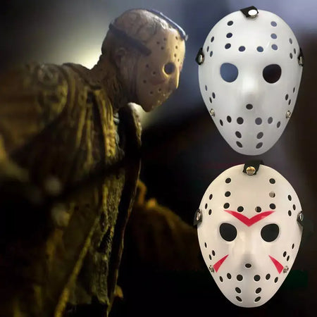 1 Pçs/lote Black Friday NO.13 Jason Máscara Voorhees Freddy Hockey Festival Festa Halloween Masquerade Máscaras Acessórios de Festa