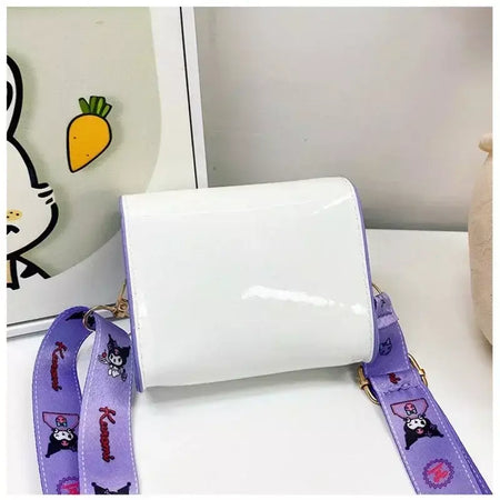 Anime bonito kuromi ponto crossbody sacos meninas mulheres marca de luxo saco alta qualidade mini designer sacos presentes