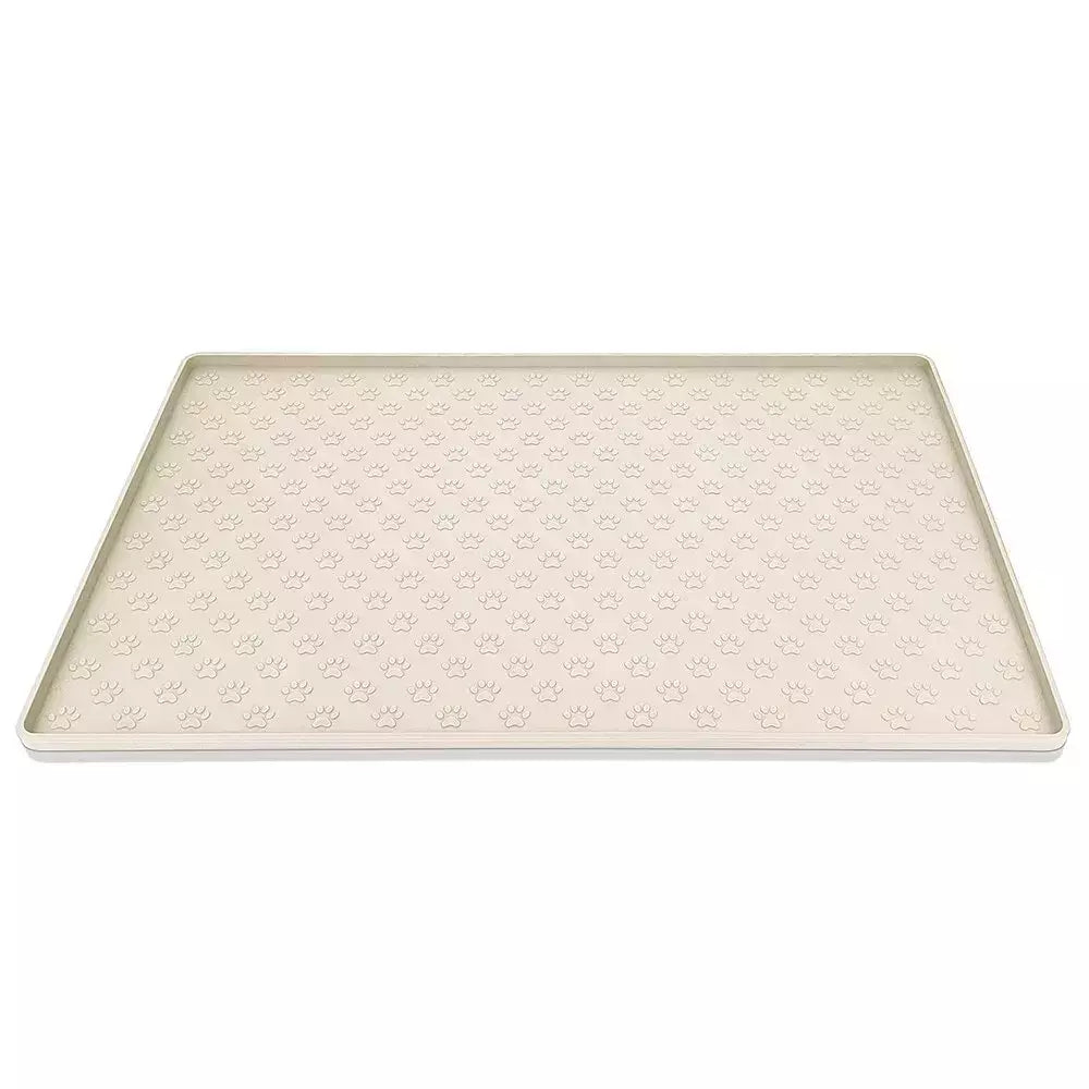 Pet placemat gato comida tigela esteira de alimentação do cão gato cão beber alimentação placemat silicone impermeável antiderrapante pet alimentador esteiras