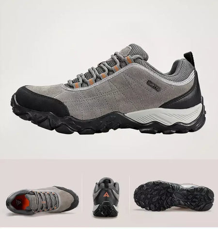 Humtto caminhadas sapatos dos homens de luxo designer inverno escalada trekking tênis para homens couro esportes ao ar livre trabalho homem sapatos 110282 Um