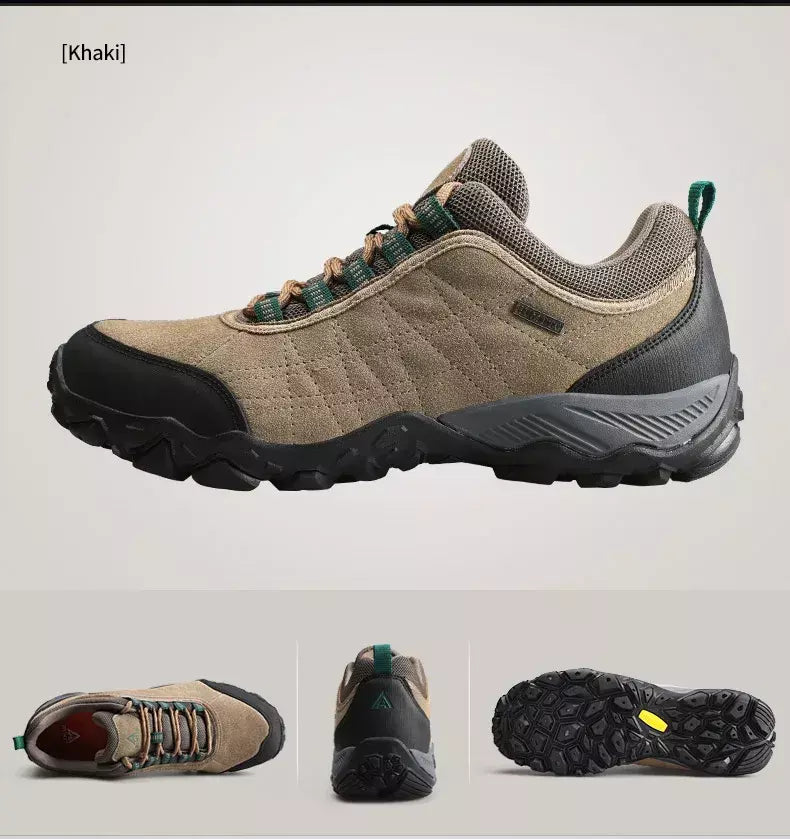 Humtto caminhadas sapatos dos homens de luxo designer inverno escalada trekking tênis para homens couro esportes ao ar livre trabalho homem sapatos 110282 Um