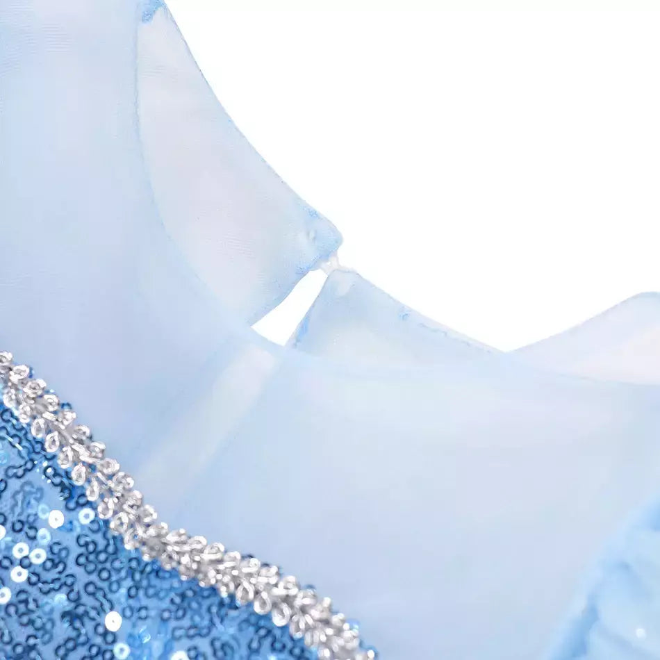 Elsa menina vestidos princesa traje crianças lantejoulas fantasia crianças cosplay rainha roupas halloween carnaval vestidos de festa