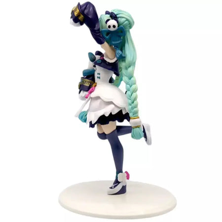 20cm anime hatsune miku x cinnamoroll figura anime periférico modelos colecionáveis decorações decorativas crianças presente kawaii