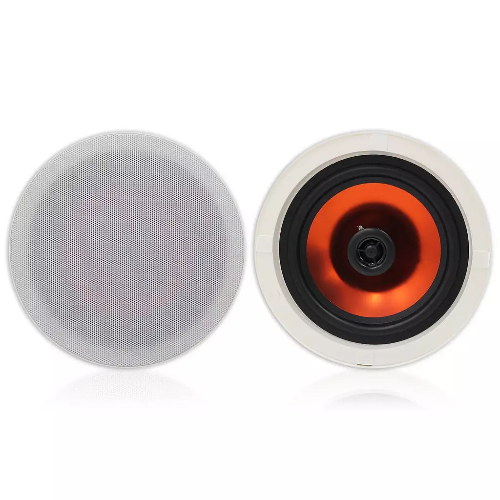 Herdio 2 pçs 6.5 Polegada áudio em casa 300w teto bluetooth alto-falante casa sistema de alto-falante embutido para cozinha interior quarto banheiro