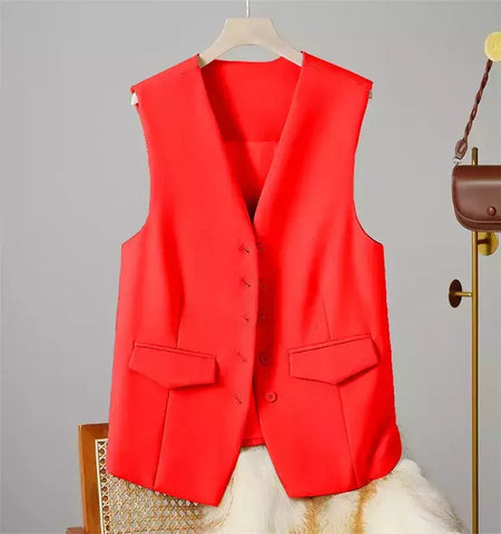 Colete vintage sem mangas feminino, Casacos elegantes, Casacos, Roupa casual, Monocromática, Streetwear, Primavera, Verão, Outono, Vestuário
