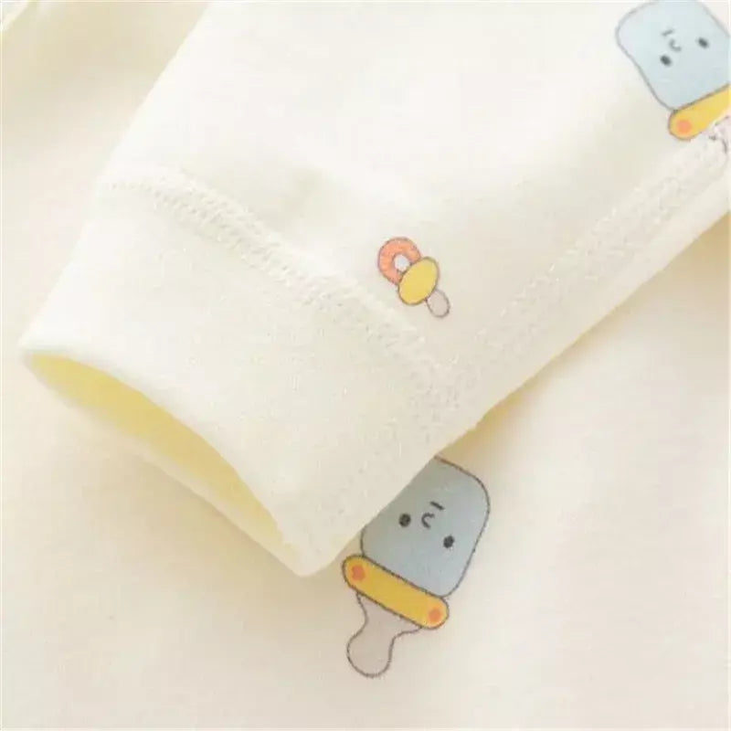 Algodão bebê recém-nascido menina menino macacão impressão infantil macacão casual roupas recém-nascidos para meninas meninos primavera outono roupas novo 0-6m