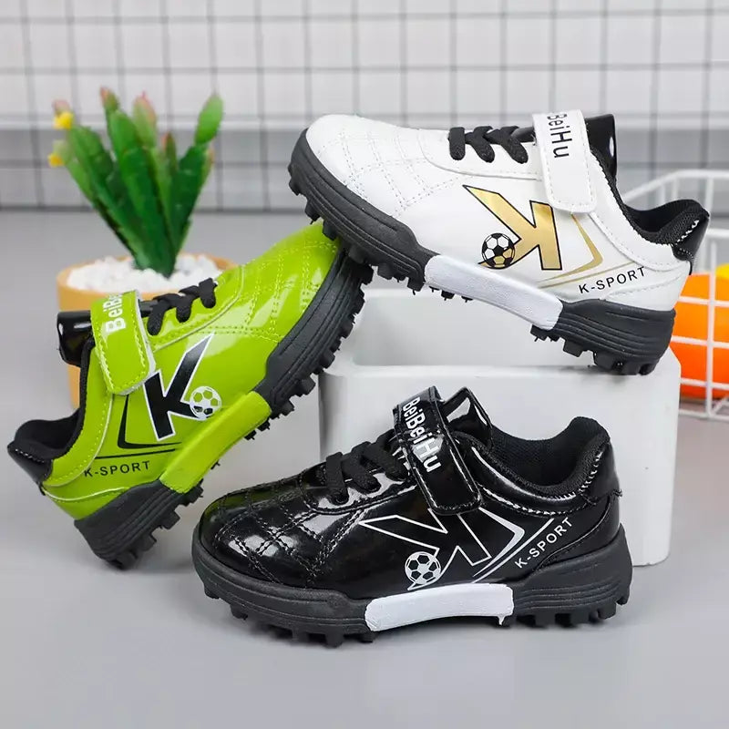 Chuteiras de futebol para crianças 2024 novas crianças chuteiras de futebol moda sapatos de futebol de solo firme
