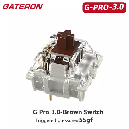 Gateron branco amarelo prata pro 2.0 v2 switch 3pin rgb linear tátil vermelho marrom switches para teclado mecânico permutável quente