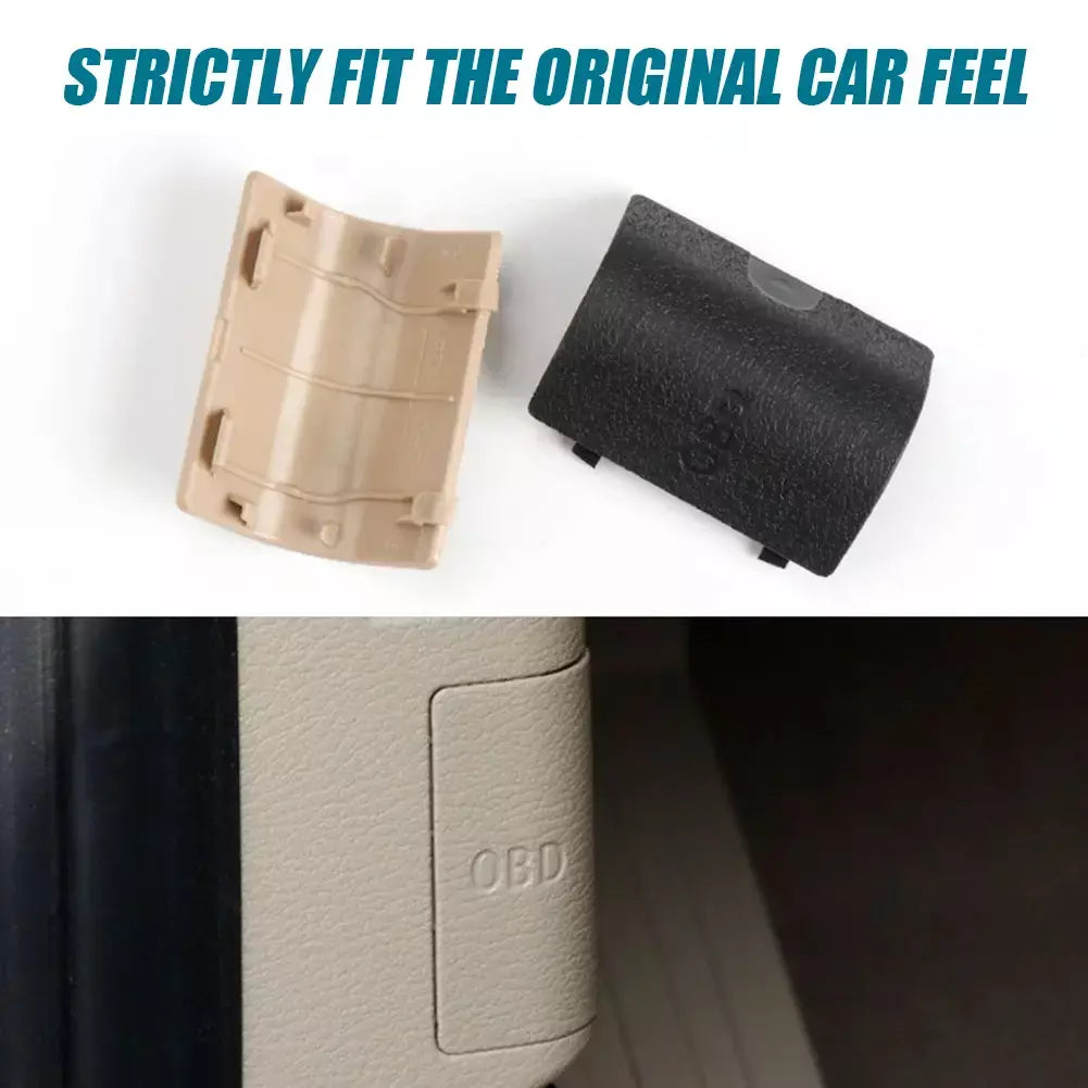 Interior do carro OBD Plug Tampa Guarnição Cap, Tampa do painel do pontapé, OBD2 Diagnóstico Plug Capa para BMW F25 X3 F26 X4 LHD, 51439190686, 51437243111