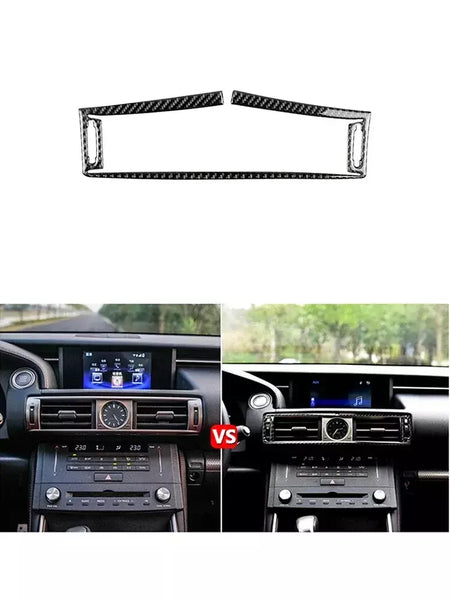 Material De Fibra De Carbono Adesivos, Auto Molduras Interiores, Tira Decorativa, Acessórios Do Carro, Lexus IS250 IS250C IS300 2014-2018