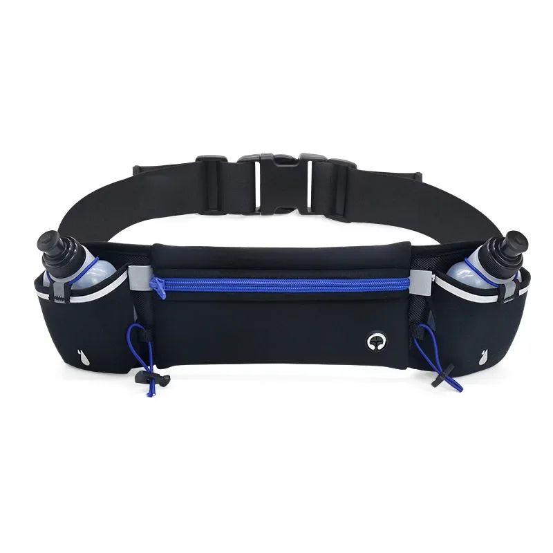 Esportes ao ar livre cintura saco, multifuncional, armazenamento garrafa de água, telefone móvel, maratona, material de nylon, correndo