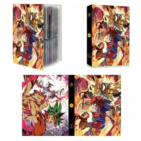 Yu gi oh 5ds yusei fudo 240 cartões álbum mapa carta pasta fichário jogo coleção presente brinquedo jack atlas akiza izinski