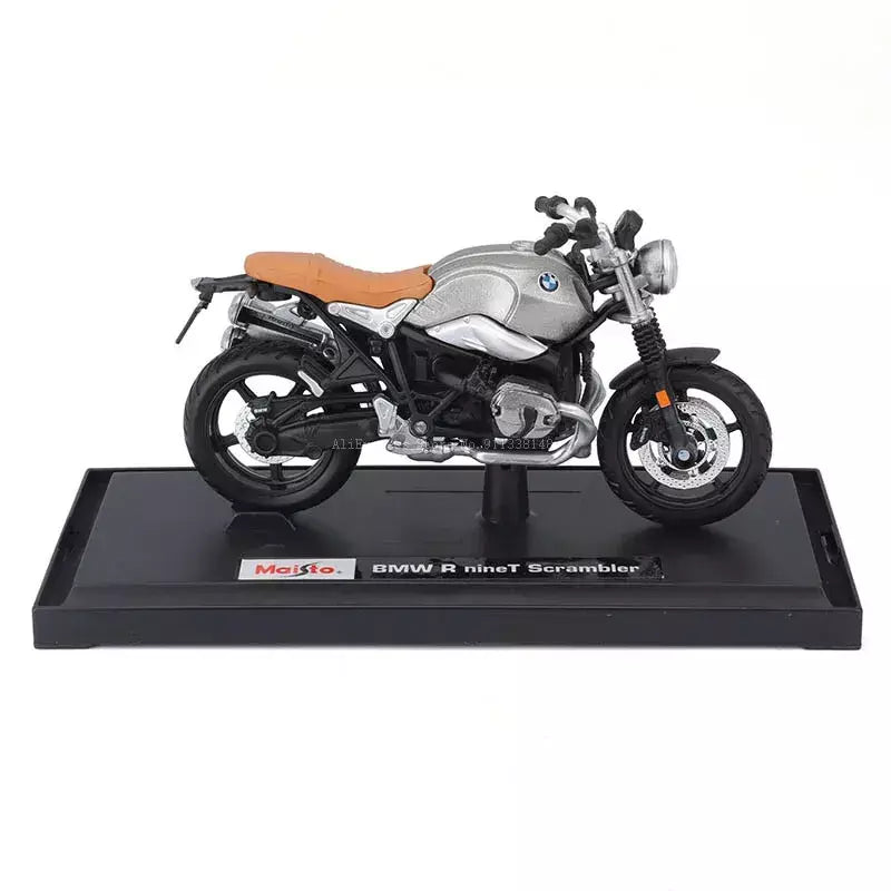 Maisto 1:18 bmw 1250gs r ninet scrambler tanque de combustível liga modelo da motocicleta genuíno estático diecast modelo colecionável presente brinquedo