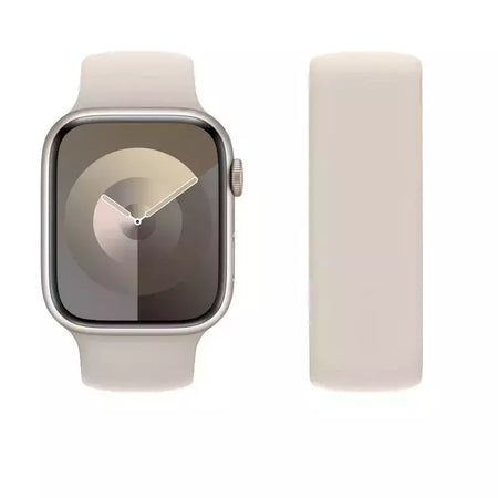 Silicone Solo Loop Band para Apple Watch, Belt Bracelet Strap, iWatch Series 9, 8, 7, 6, SE, Ultra 2, 40mm, 44mm, 45mm, 41mm, 49 milímetros, 38 milímetros, 42 milímetros