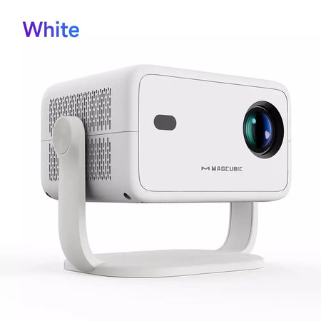Magcubic L018 4K 650ANSI Projetor Portátil Nativo 1080P Foco Automático Correção Keystone Android 11 BT5.2 WIFI6 360 ° Cinema em casa