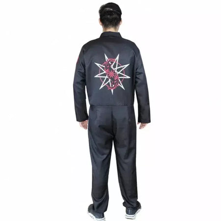 Aboutcos-mono Slipknot para homem, fantasia sem máscara para festa de Halloween, novidade