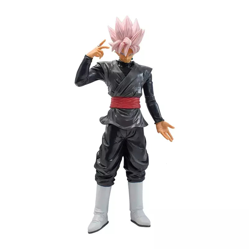 Anime dragon ball z majin vegeta figura brinquedos manga goku preto zamasu super saiyan estatuetas de ação pvc coleção modelo bonecas