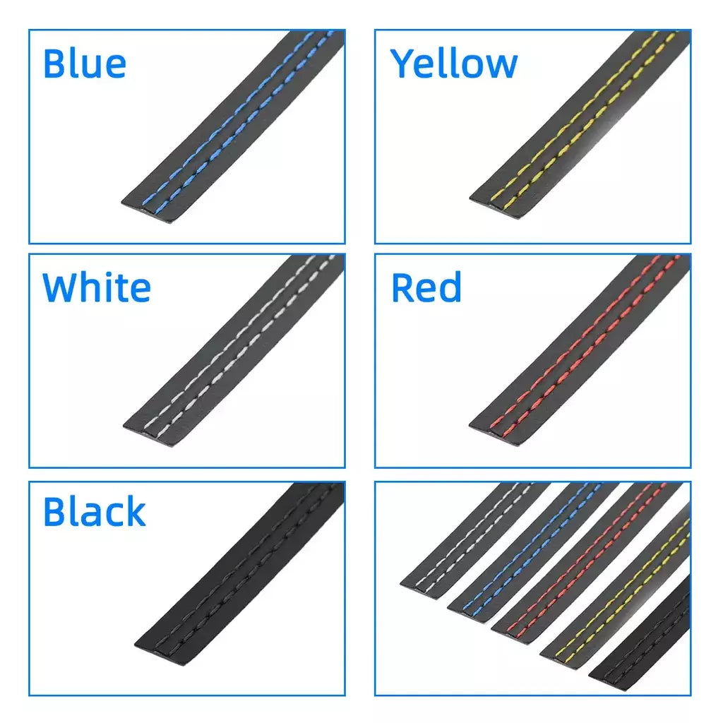 Linha de decoração de carro de 2 metros, tira decorativa, interior de carro, linha de decoração de couro, tira de tecelagem diy, decoração estilo carro