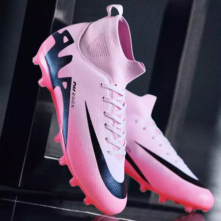 Sapatos de futebol profissional para homens, botas de futebol para meninos, tornozelo, antiderrapante, tênis TF, FG, calçados esportivos confortáveis, unissex, novos