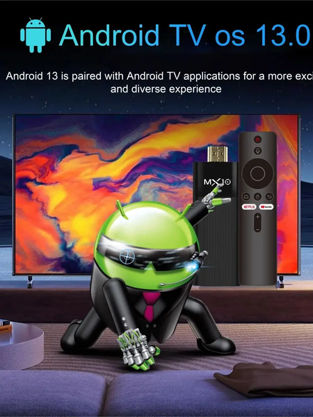 Diretamente da fábrica MX10-F3 TV Stick 4K Android 11 Allwinner H313 2.4G & 5G Wifi 2GB 16GB tv box fire tv stick 4k