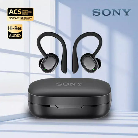 Original sony sp180 verdadeiro sem fio fones de ouvido bluetooth fones de ouvido de gancho de orelha alta fidelidade esportes música fone de ouvido com microfone